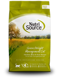 NutriSource Gato Senior Para Control de Peso sabor Pollo NutriSource