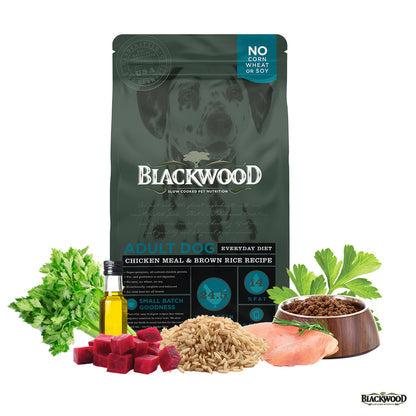 Blackwood Pollo y Arroz Integral para Perro Adulto Blackwood