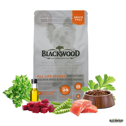 Blackwood Libre de Granos con Salmón y Chícharos Blackwood