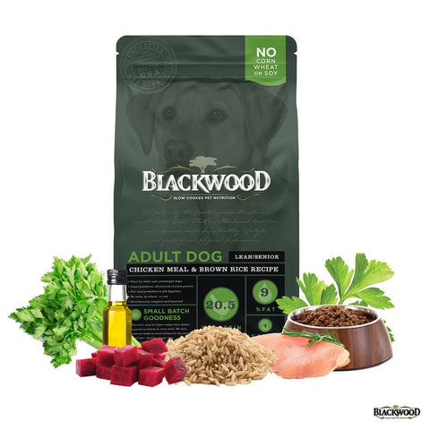 Blackwood para Perro con Sobrepeso o Edad Avanzada con Pollo y Arroz Integral Blackwood